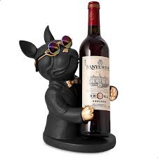 Estátua Bulldog Premium Porta Vinho