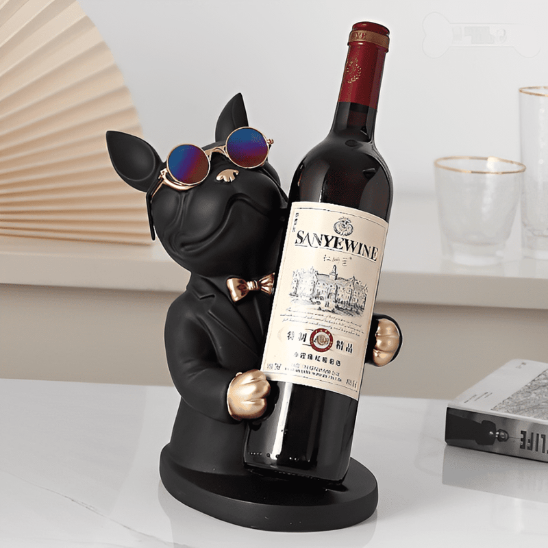 Estátua Bulldog Premium Porta Vinho